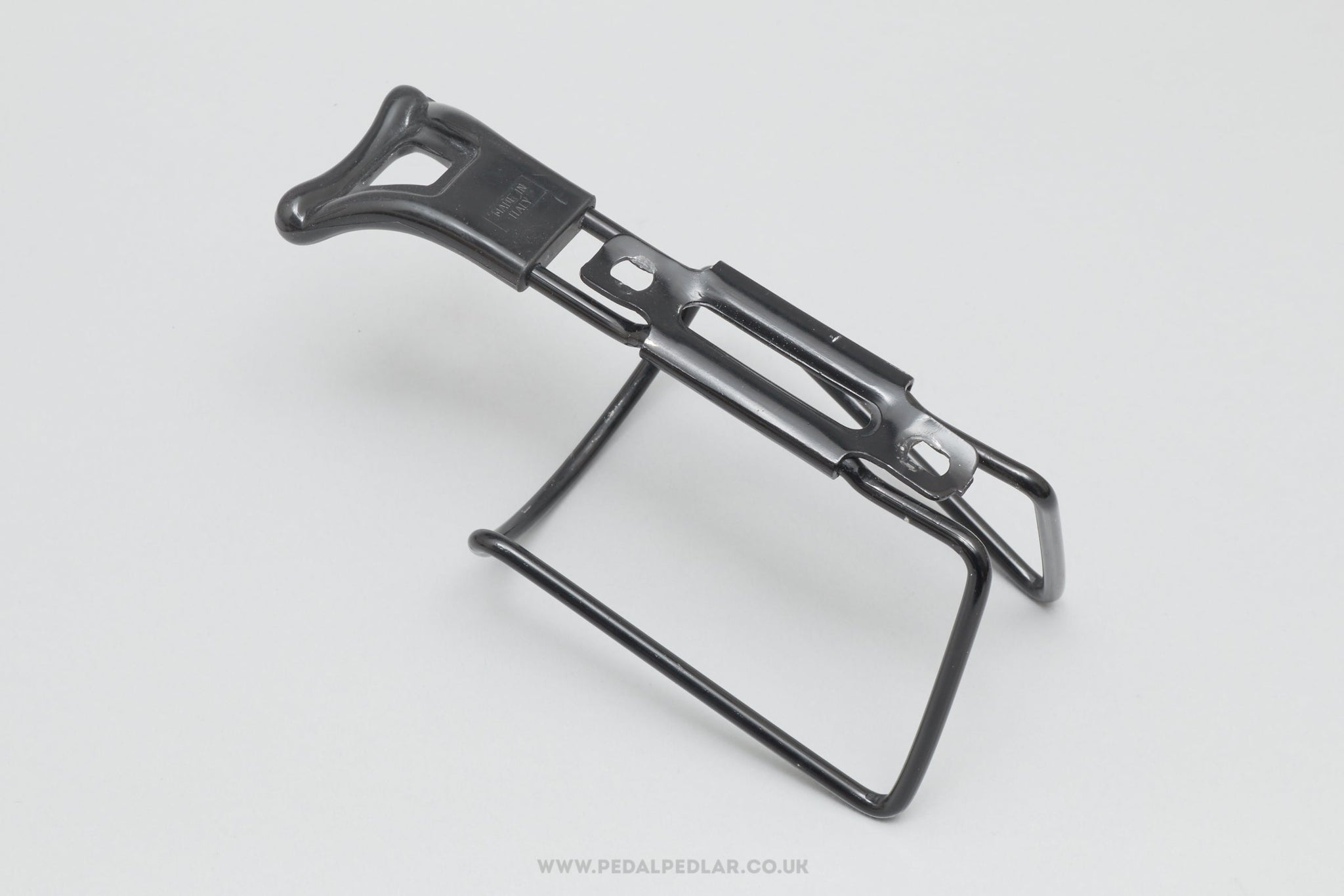 Cosmos TA Style Vintage Black Aluminium Bottle Cage / Holder - Pedal Pedlar - Cycle Accessories For Sale