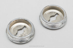 Sakae/Ringyo (SR) Aluminium Vintage Crank Dust Caps / Covers - Pedal Pedlar - Bike Parts For Sale