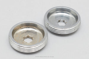 Specialites T.A. Aluminium Vintage Crank Dust Caps / Covers - Pedal Pedlar - Bike Parts For Sale