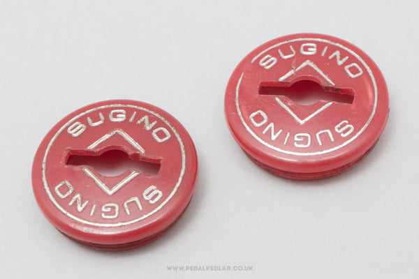 Sugino Vintage Crank Dust Caps / Covers - Pedal Pedlar - Bike Parts For Sale