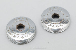 Campagnolo Nuovo/Super Record / Gran Sport / Triomphe (756) 'Brev' Vintage Crank Dust Caps / Covers - Pedal Pedlar - Bike Parts For Sale