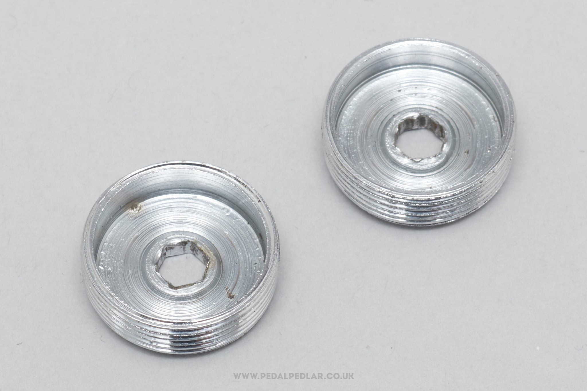 Ofmega Competizione / Super Competizione Steel Vintage Crank Dust Caps / Covers - Pedal Pedlar - Bike Parts For Sale