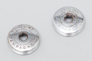 Campagnolo Nuovo/Super Record / Gran Sport (756) 'Patent' Later Type Vintage Crank Dust Caps / Covers - Pedal Pedlar - Bike Parts For Sale