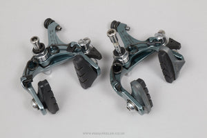 Shimano 105 (BR-1050) Blue/Green Anodised c.1988 Vintage Brake Calipers - Pedal Pedlar - Bike Parts For Sale