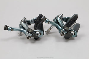 Shimano 105 (BR-1050) Blue/Green Anodised c.1988 Vintage Brake Calipers - Pedal Pedlar - Bike Parts For Sale