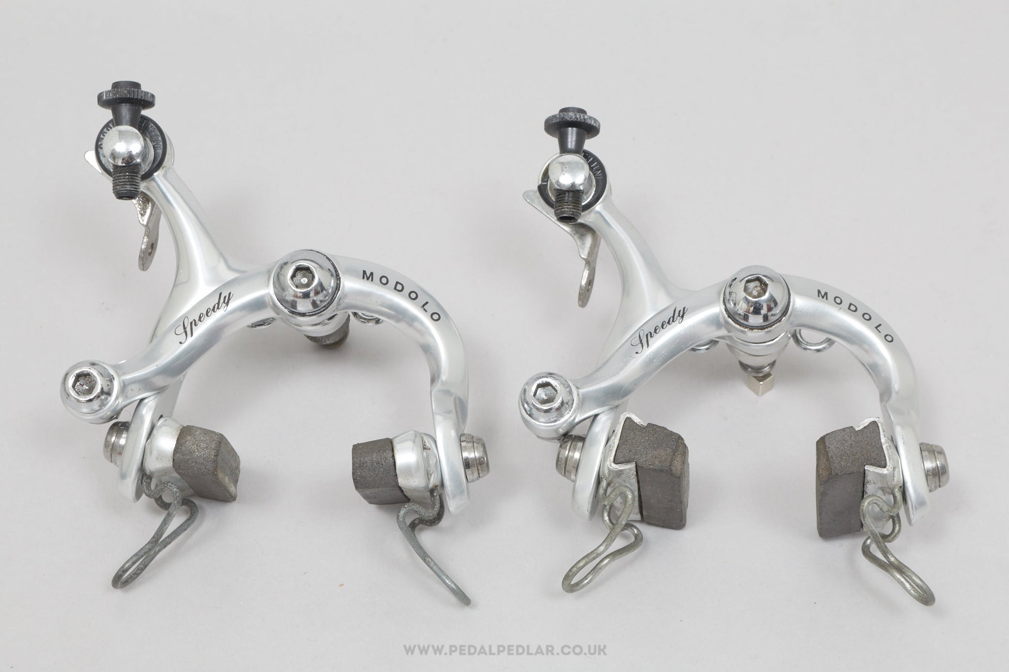 Modolo Speedy 2nd Gen Compact Silver Vintage Brake Calipers - Pedal Pedlar - Bike Parts For Sale