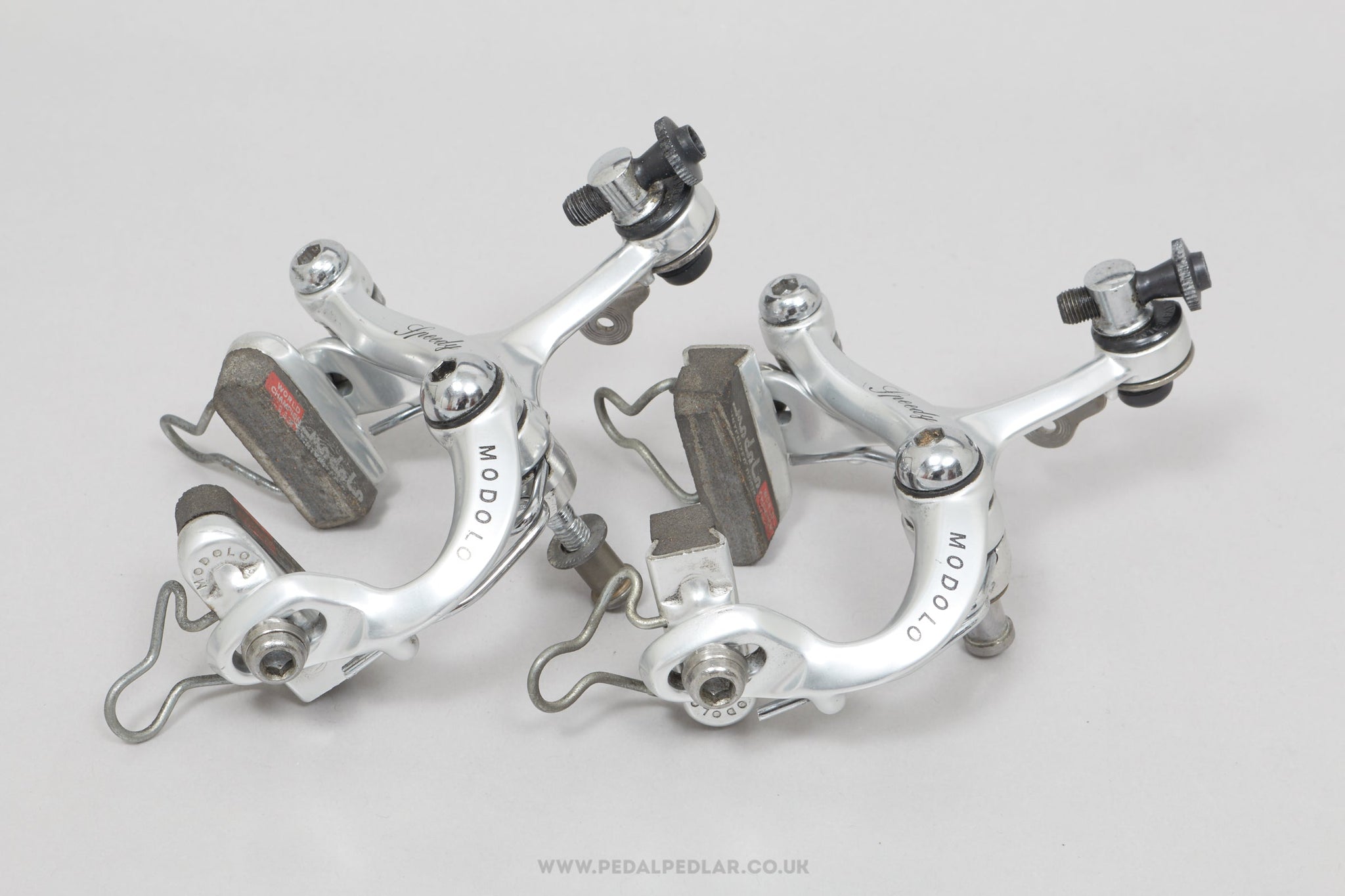 Modolo Speedy 2nd Gen Compact Silver Vintage Brake Calipers - Pedal Pedlar - Bike Parts For Sale