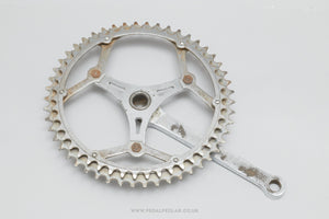 Durax 3 Slotted Arms Vintage 50 / 46T 170 mm Right Crank Arm / Chainring Set - Pedal Pedlar - Bike Parts For Sale