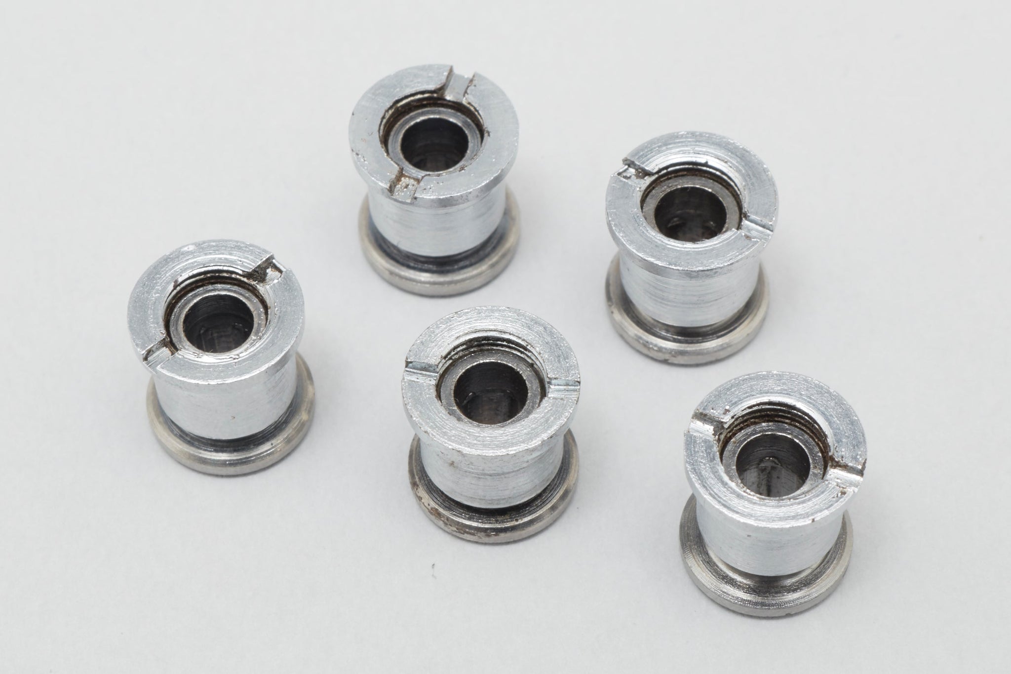 Campagnolo Nuovo/Super Record (754/755) 'Patent' Later Type Vintage Chainring Bolts Set - Pedal Pedlar - Bike Parts For Sale