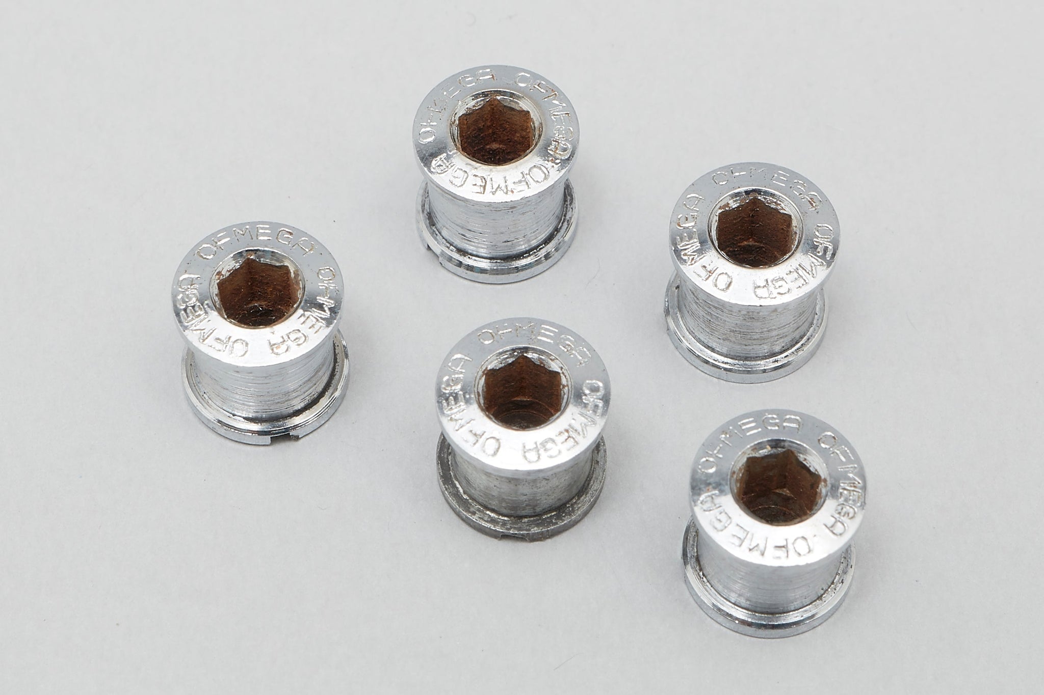 Ofmega Vintage Chainring Bolts Set - Pedal Pedlar - Bike Parts For Sale