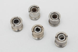 Campagnolo Nuovo/Super Record (754/755) 'Patent' Later Type Vintage Chainring Bolts Set - Pedal Pedlar - Bike Parts For Sale