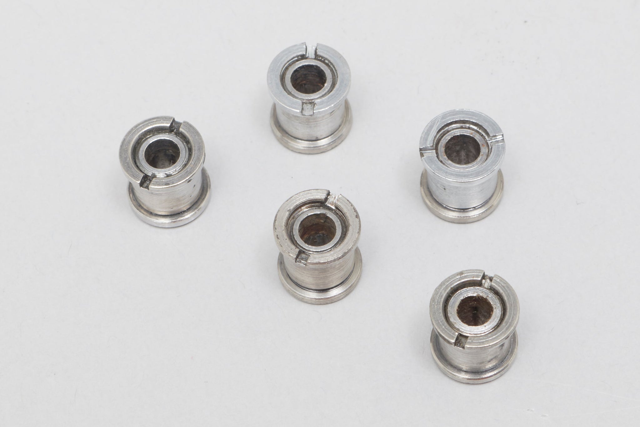 Campagnolo Nuovo/Super Record / Gran Sport (754/755) 'Brev' Vintage Chainring Bolts Set - Pedal Pedlar - Bike Parts For Sale