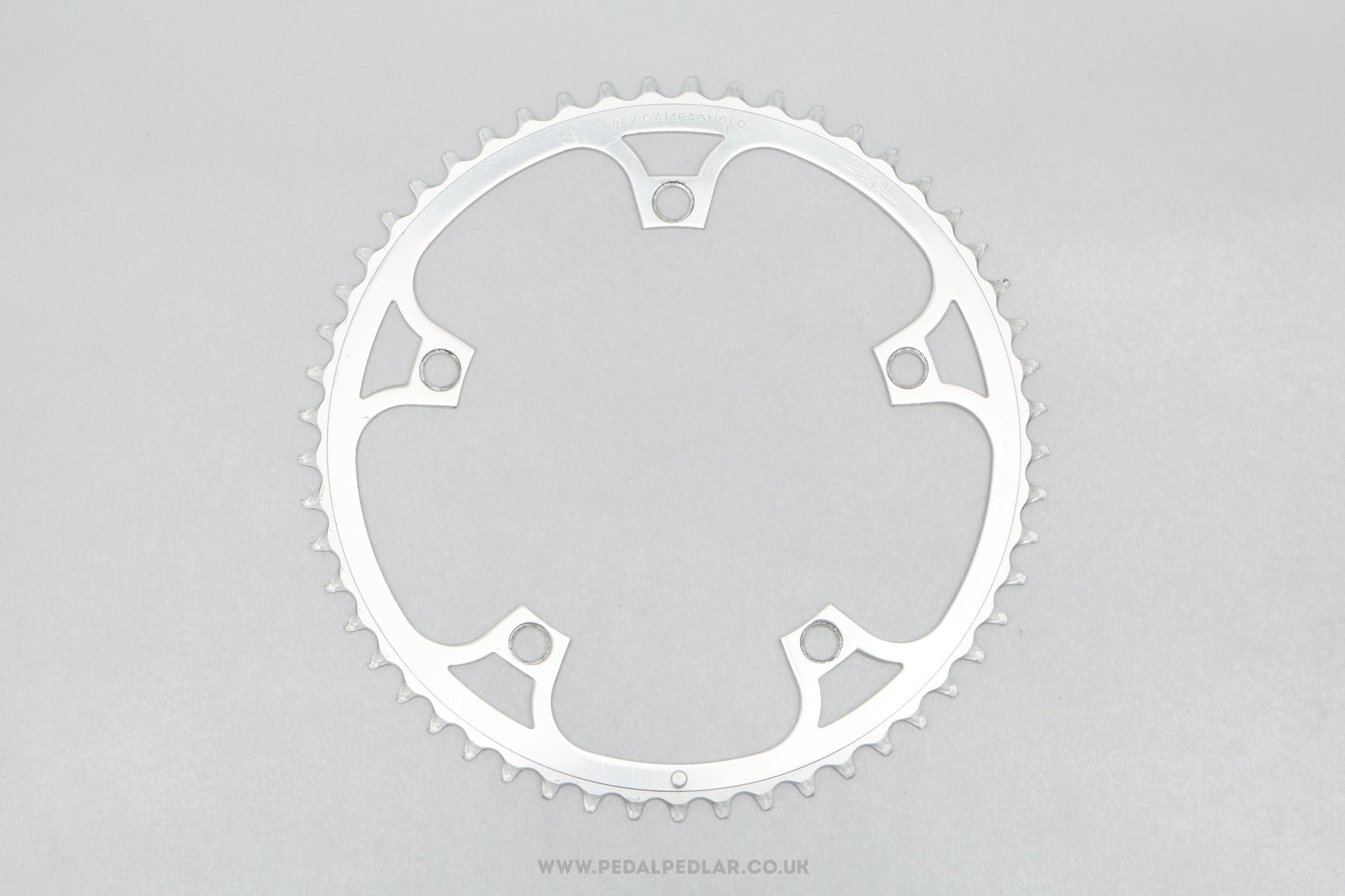 Campagnolo Super Record (753/A) 'Brev' Vintage 53T 144 BCD Outer Chainring - Pedal Pedlar - Bike Parts For Sale