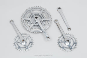 Williams D34 c.1958/59 Vintage Triple Cottered 165 mm Tandem Chainset - Pedal Pedlar - Bike Parts For Sale