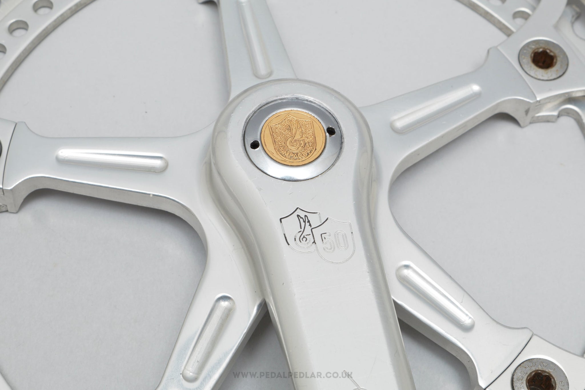 Campagnolo 50th Anniversary (0590) c.1983 Vintage Road Crank/Chainset - Pedal Pedlar - Bike Parts For Sale