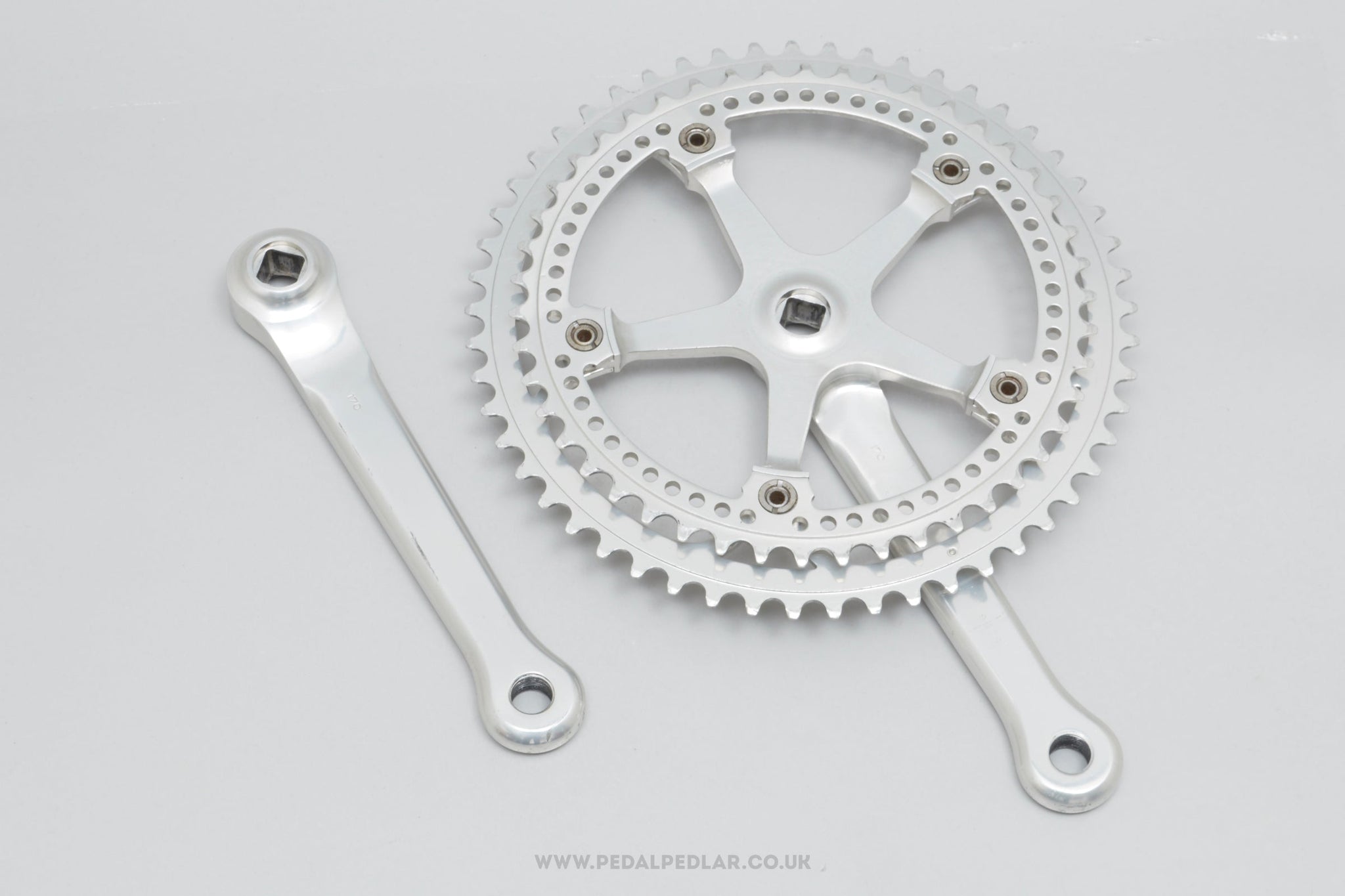 Campagnolo 50th Anniversary (0590) c.1983 Vintage Road Crank/Chainset - Pedal Pedlar - Bike Parts For Sale