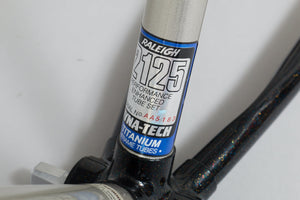 41.5cm Raleigh Dyna-Tech MT4 Titanium RSP NOS c.1993 Classic British Mountain Bike Frame - Pedal Pedlar - Framesets For Sale