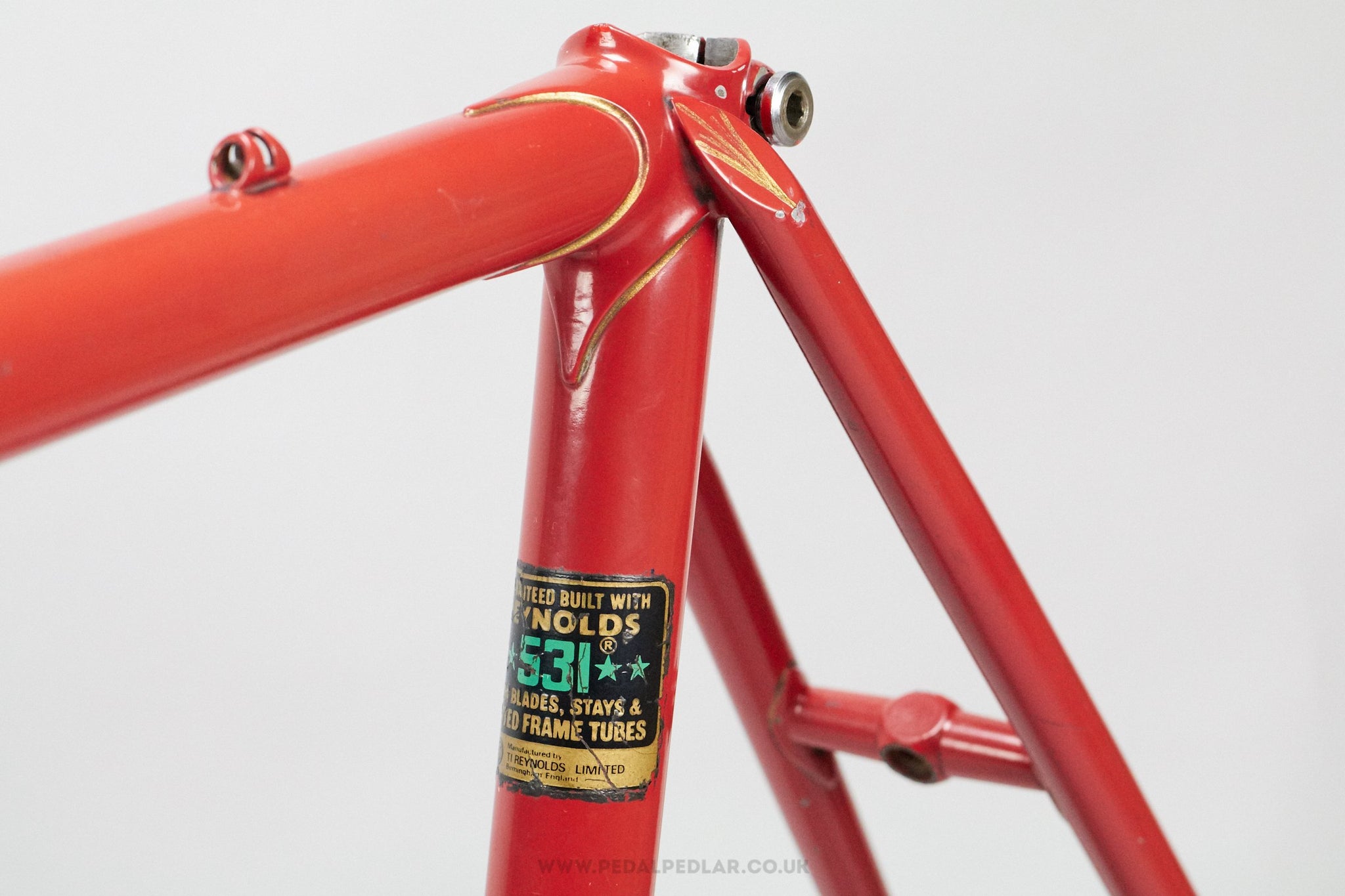 53.5cm Pat Hanlon Vintage Road Bike Frame - Pedal Pedlar - Framesets For Sale