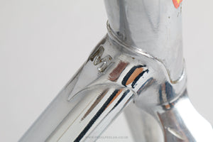 54cm Marino Chromed Vintage Italian Road Bike Frame - Pedal Pedlar - Framesets For Sale