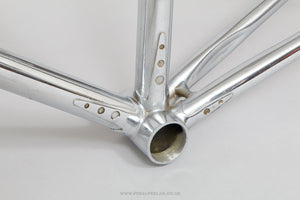 54cm Marino Chromed Vintage Italian Road Bike Frame - Pedal Pedlar - Framesets For Sale