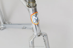 54cm Marino Chromed Vintage Italian Road Bike Frame - Pedal Pedlar - Framesets For Sale