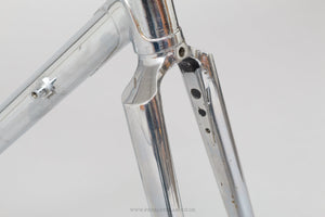 54cm Marino Chromed Vintage Italian Road Bike Frame - Pedal Pedlar - Framesets For Sale