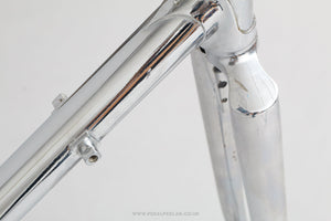 54cm Marino Chromed Vintage Italian Road Bike Frame - Pedal Pedlar - Framesets For Sale