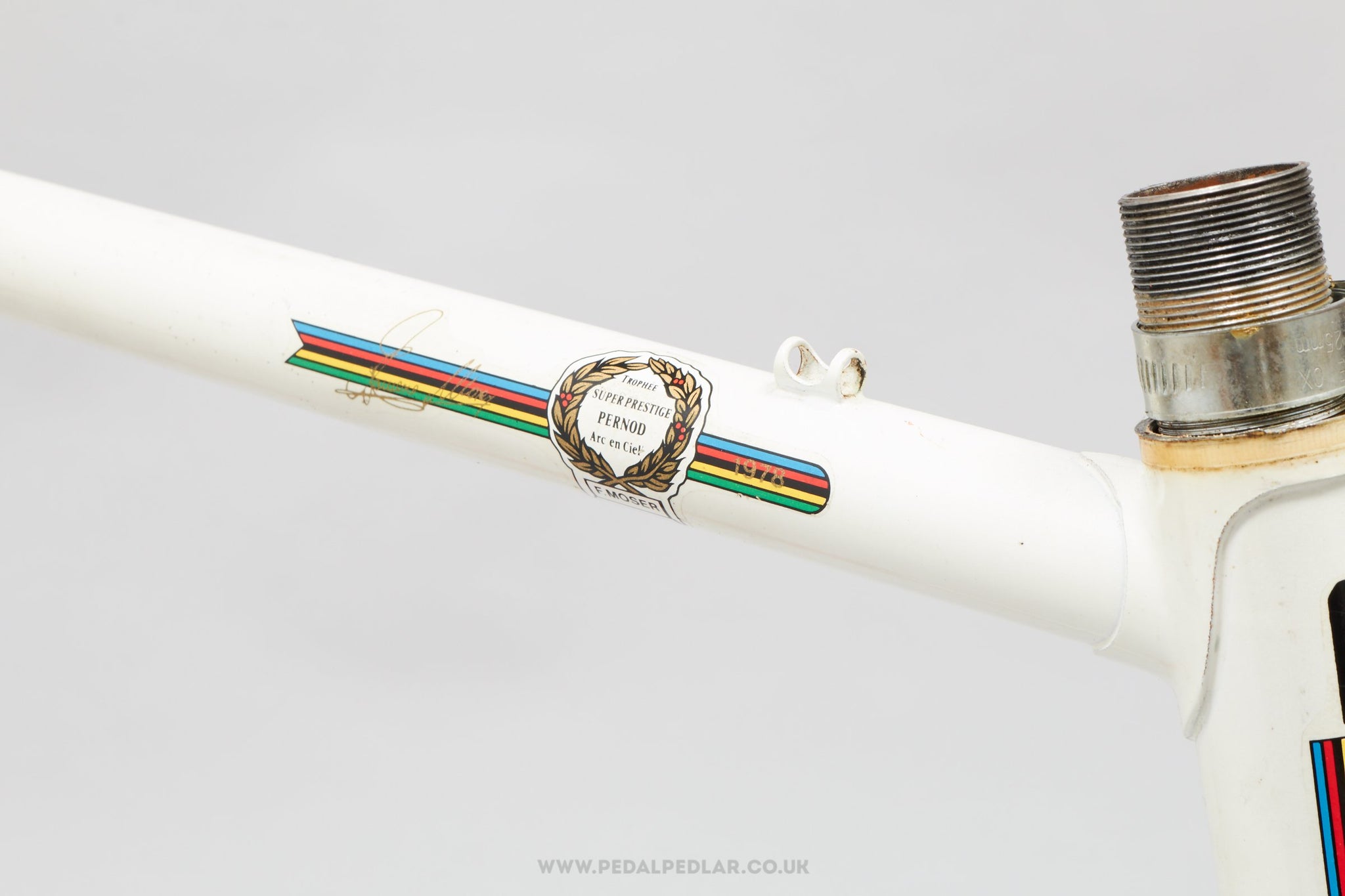 56.5cm Unbranded Moser Badged Vintage Road Bike Frame - Pedal Pedlar - Framesets For Sale