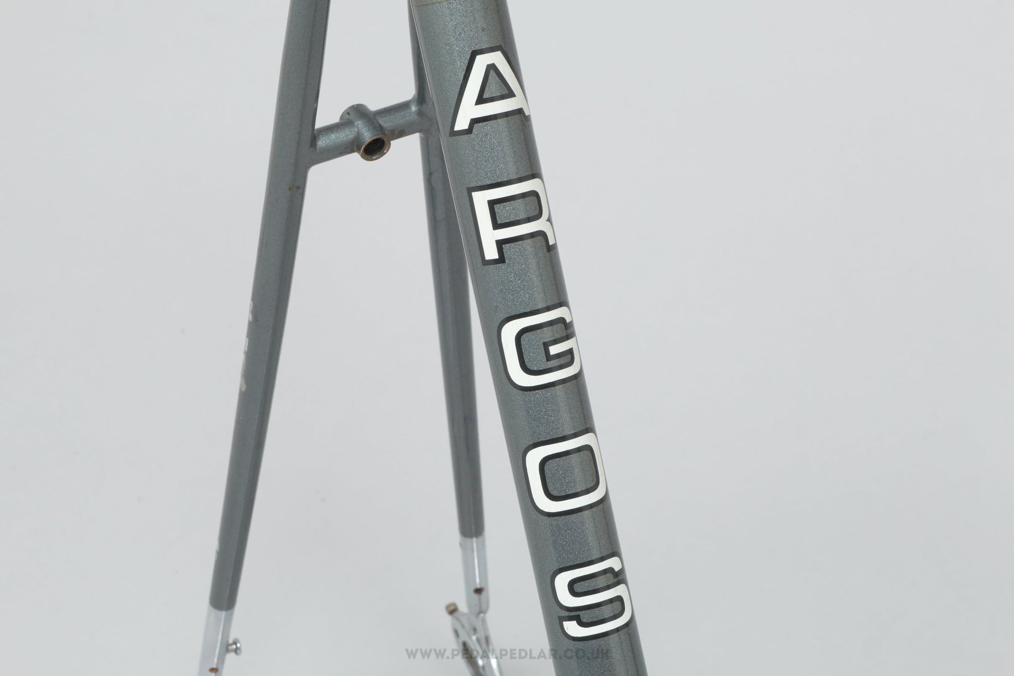 58.5cm Peugeot Puymorens c.1986 Vintage French Road Bike Frame - Pedal Pedlar - Framesets For Sale