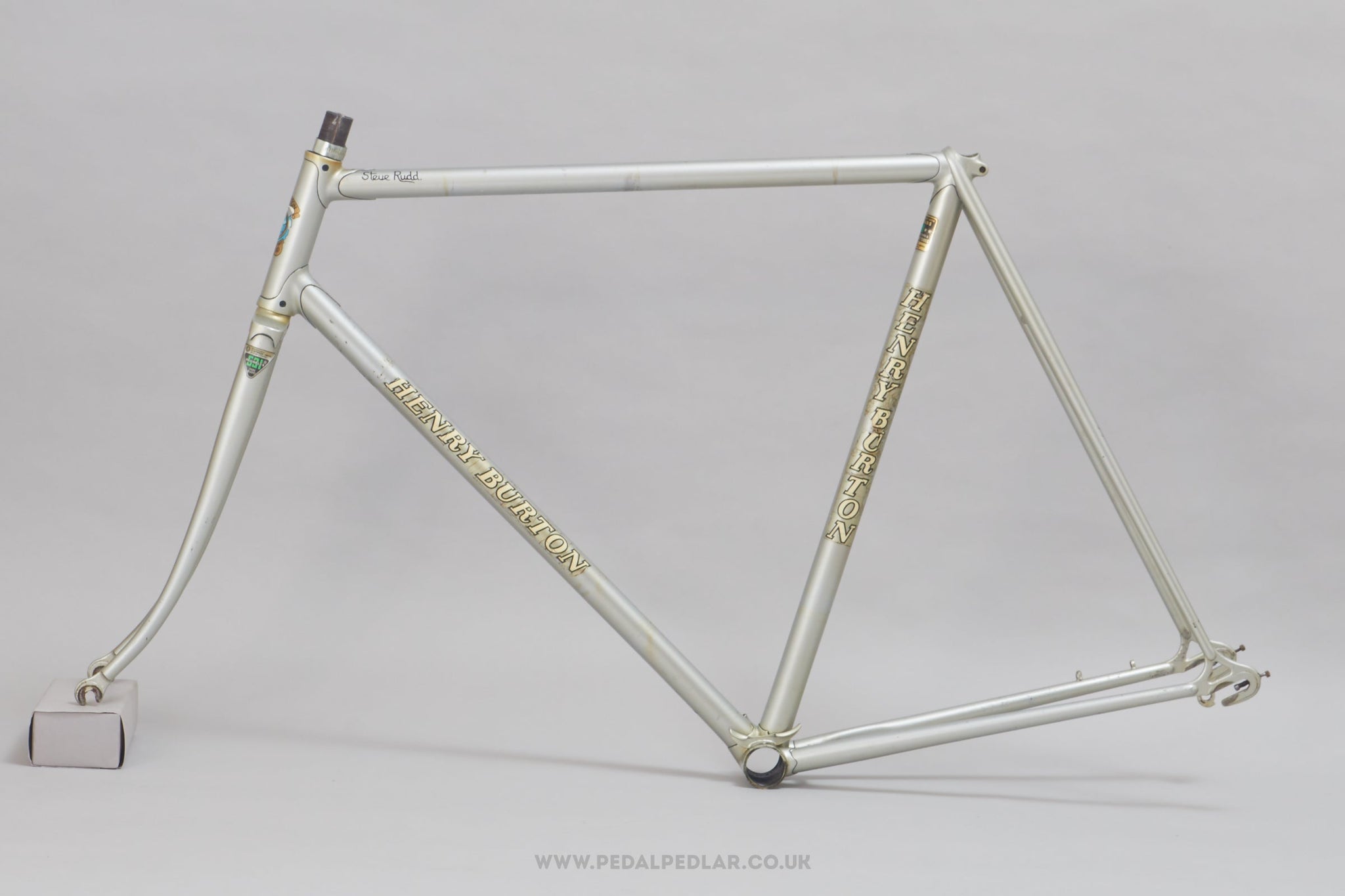 56cm Henry Burton Vintage British Steel Road Bike Frame Set - Pedal Pedlar - Framesets For Sale