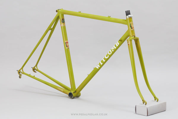 50.5cm Witcomb c.1979 Vintage British Steel Road Bike Frame Set - Pedal Pedlar - Framesets For Sale