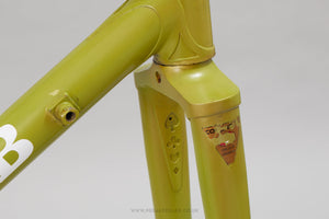 50.5cm Witcomb c.1979 Vintage British Steel Road Bike Frame Set - Pedal Pedlar - Framesets For Sale
