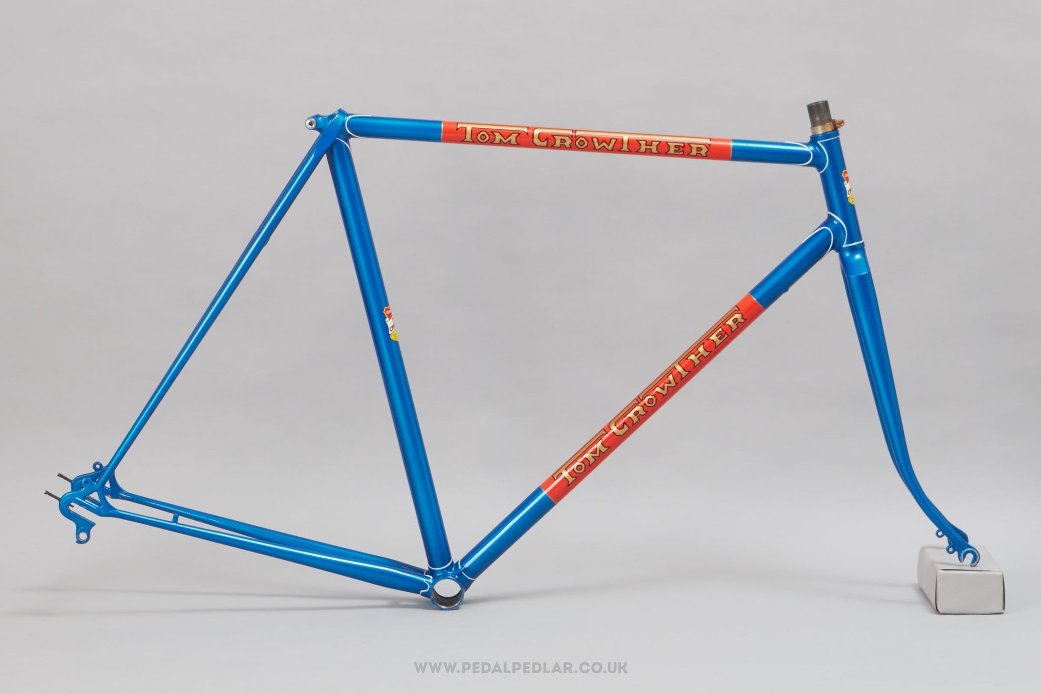 56cm Tom Crowther Vintage British Steel Road Bike Frame Set