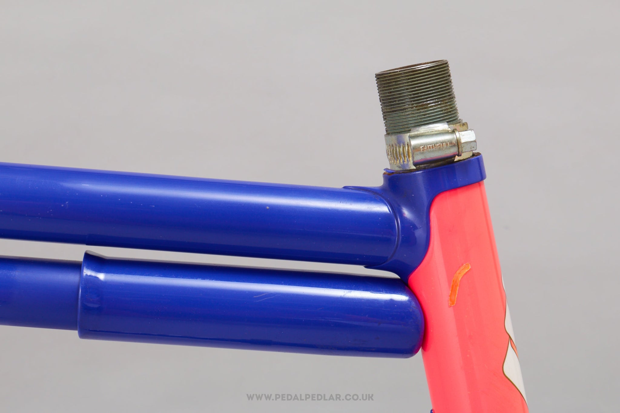 55.5cm Bill Holland Vintage American Steel Road Bike Frame Set - Pedal Pedlar - Bike Frames For Sale