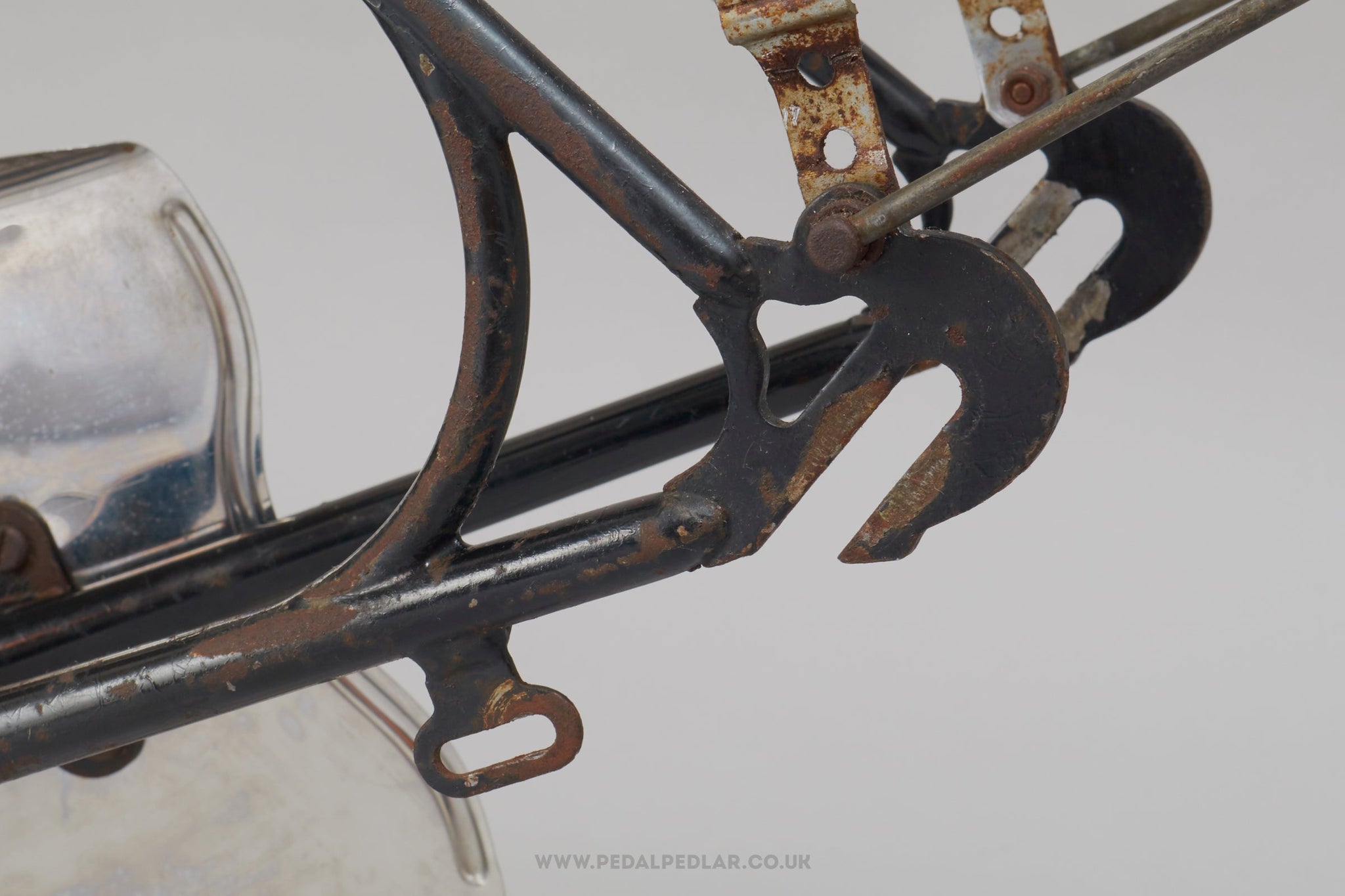 52cm Lapierre Porteur Vintage French Steel Step-Through Bike Frame Set - Pedal Pedlar - Framesets For Sale