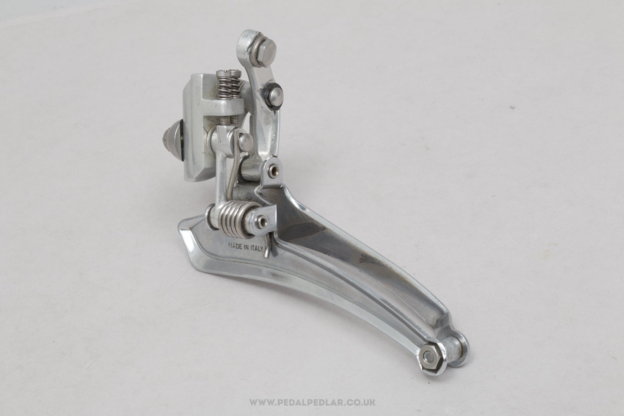Campagnolo Croce d'Aune / Chorus / Athena (C022) Vintage Doube Braze-On Front Derailleur / Mech - Pedal Pedlar - Bike Parts For Sale