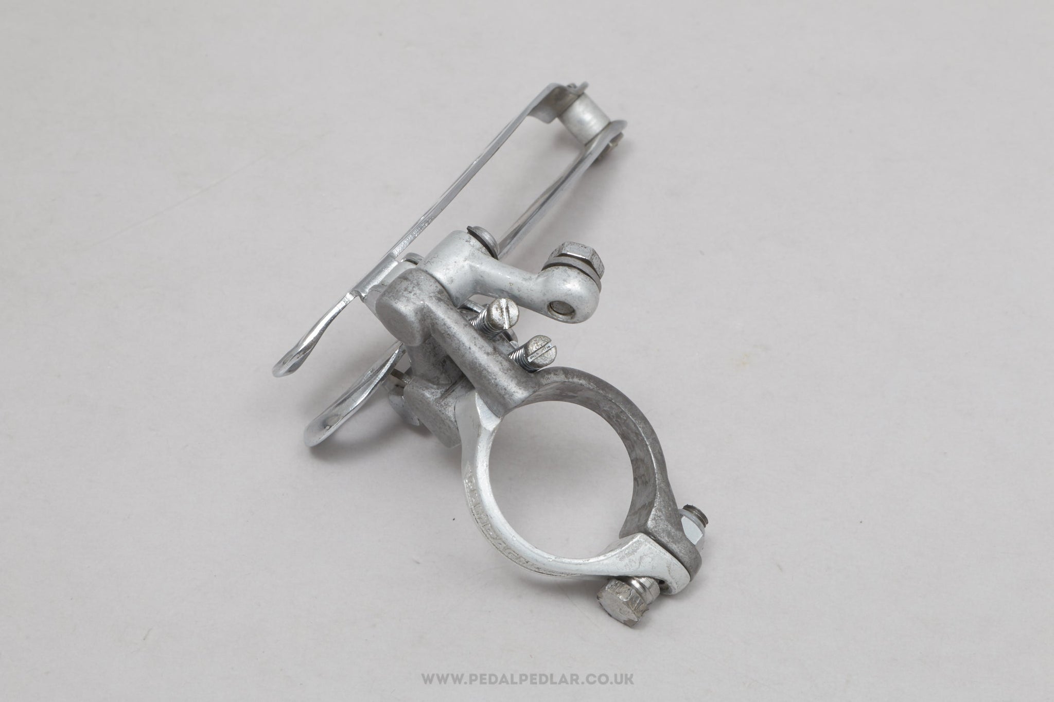 Campagnolo Nuovo / Super Record (1052/NT / 0104007) 8th Gen 4-Hole c.1979 Vintage Clamp-On 28.6 mm Front Derailleur / Mech - Pedal Pedlar - Bike Parts For Sale