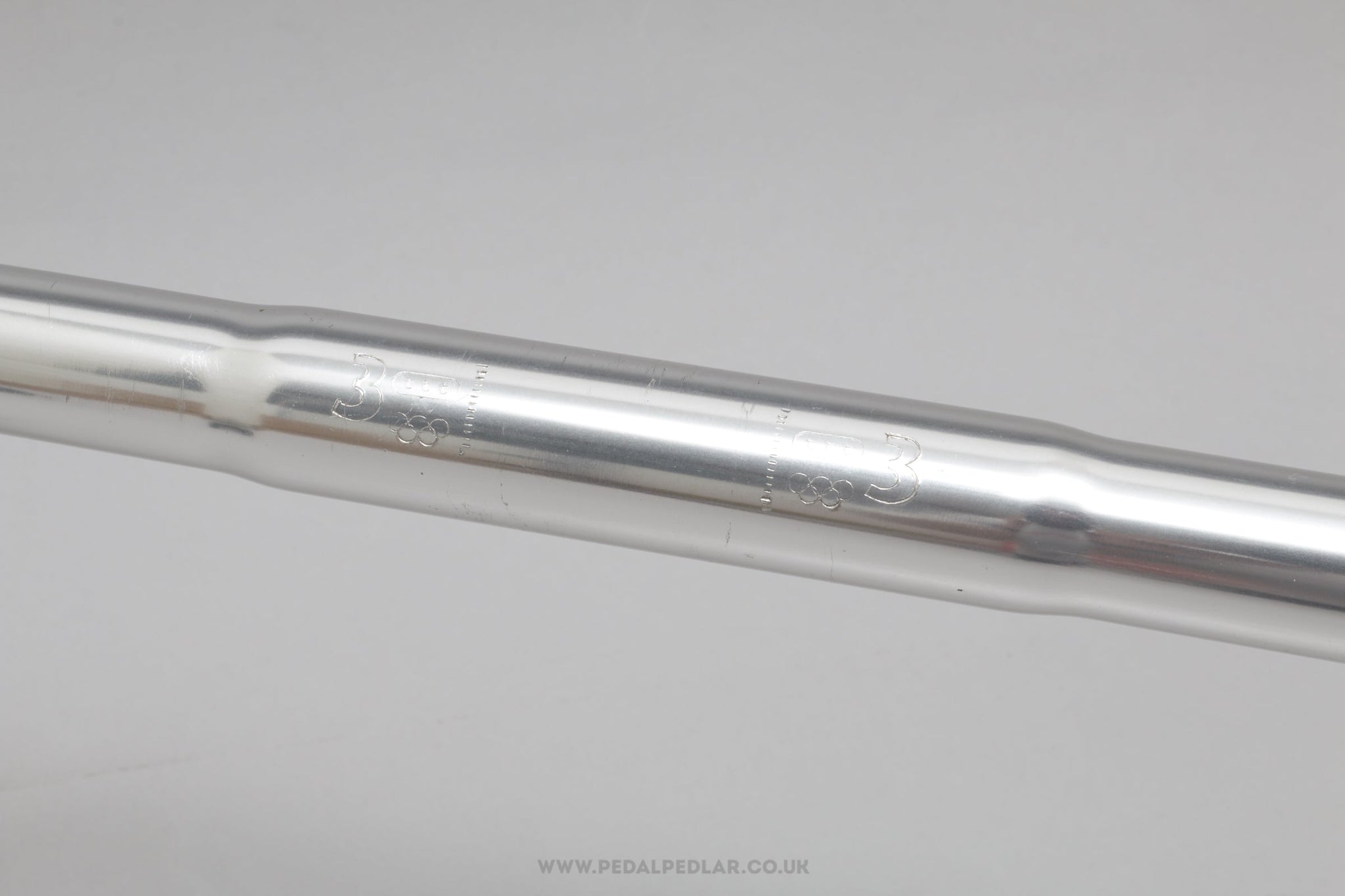 3TTT Record Superleggero Early Version Vintage 37 cm Drop Handlebars - Pedal Pedlar - Bike Parts For Sale