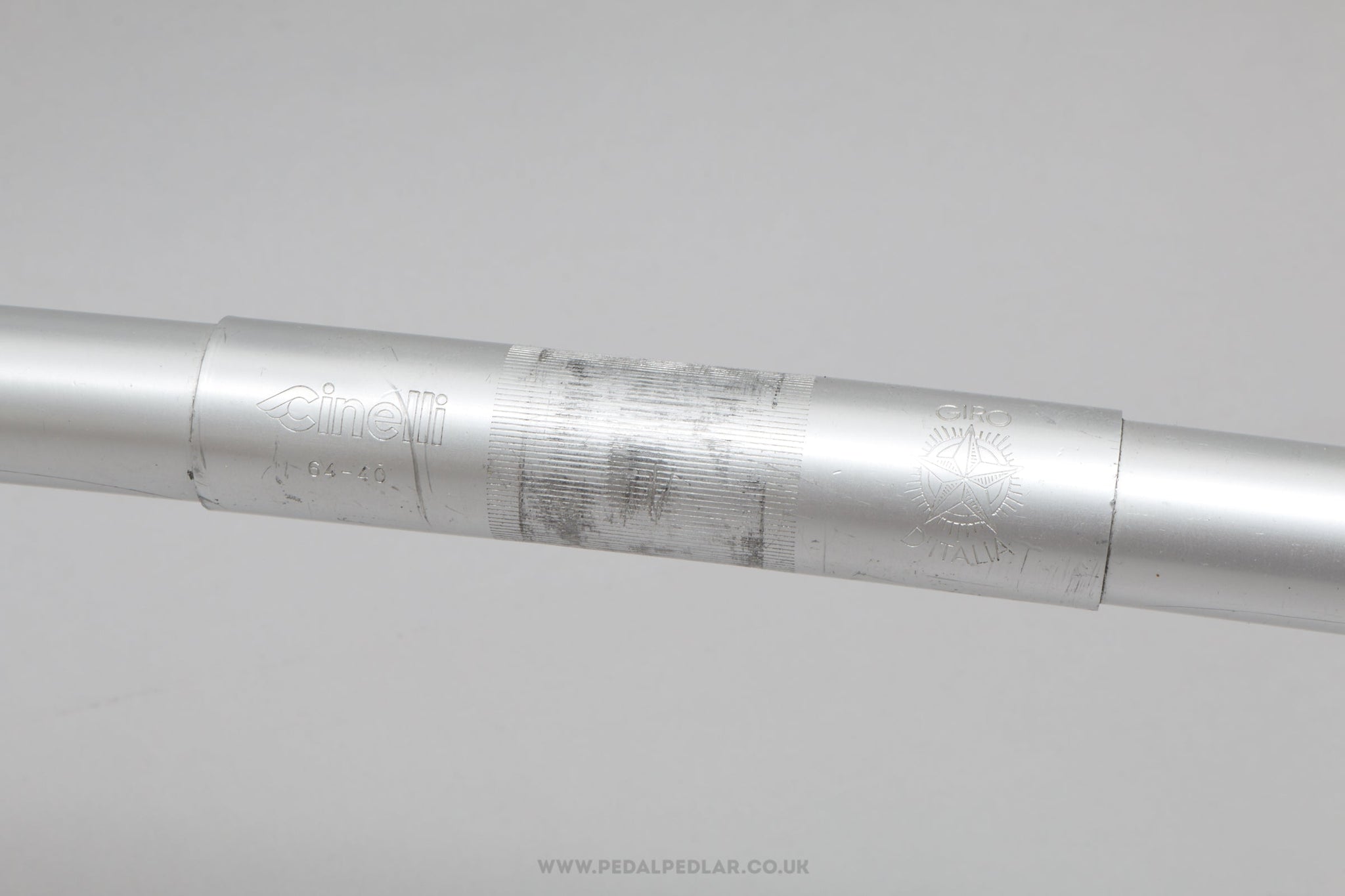 Cinelli Giro D'Italia (64) Winged C Logo Vintage 39 cm Compact Drop Handlebars - Pedal Pedlar - Bike Parts For Sale