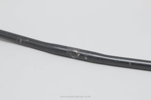 Unbranded Black Steel Vintage 585 mm Flat/Straight Handlebars - Pedal Pedlar - Bike Parts For Sale