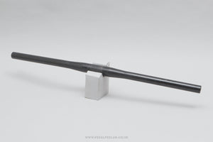 Unbranded Black Steel Classic 605 mm Flat/Straight Handlebars - Pedal Pedlar - Bike Parts For Sale