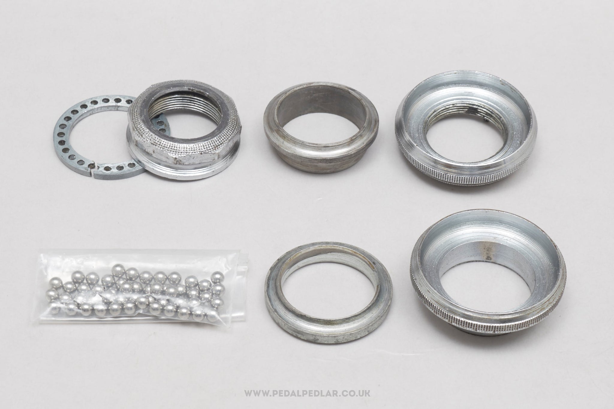 Vintage Steel 1" Threaded French Headset - Pedal Pedlar - Bike Parts For Sale