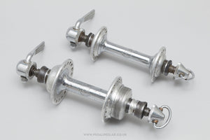 Campagnolo Gran Sport (1006/A) Small Flange Early Version Vintage 36/36h Hubs - Pedal Pedlar - Bike Parts For Sale
