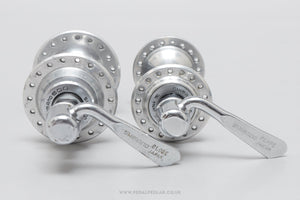 Shimano 600 EX (HB-6207 / FH-6208) c.1986 Vintage 36/36h Hubs - Pedal Pedlar - Bike Parts For Sale