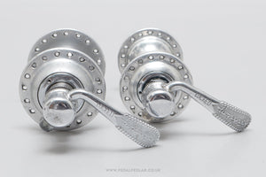 Campagnolo Nuovo/Super Record (1034) Small Flange Vintage 36/36h Hubs - Pedal Pedlar - Bike Parts For Sale