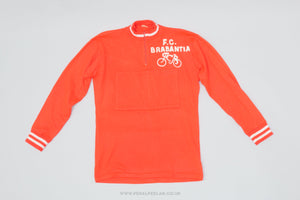 'F.C Brabantia' Woollen Style Medium Vintage Long Sleeved Cycling Jersey - Pedal Pedlar - Clothing For Sale