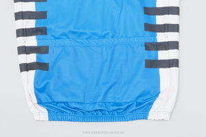 Rodeo 'Off Road' Blue and Grey Medium Classic Cycling Jersey - Pedal Pedlar - Clothing For Sale