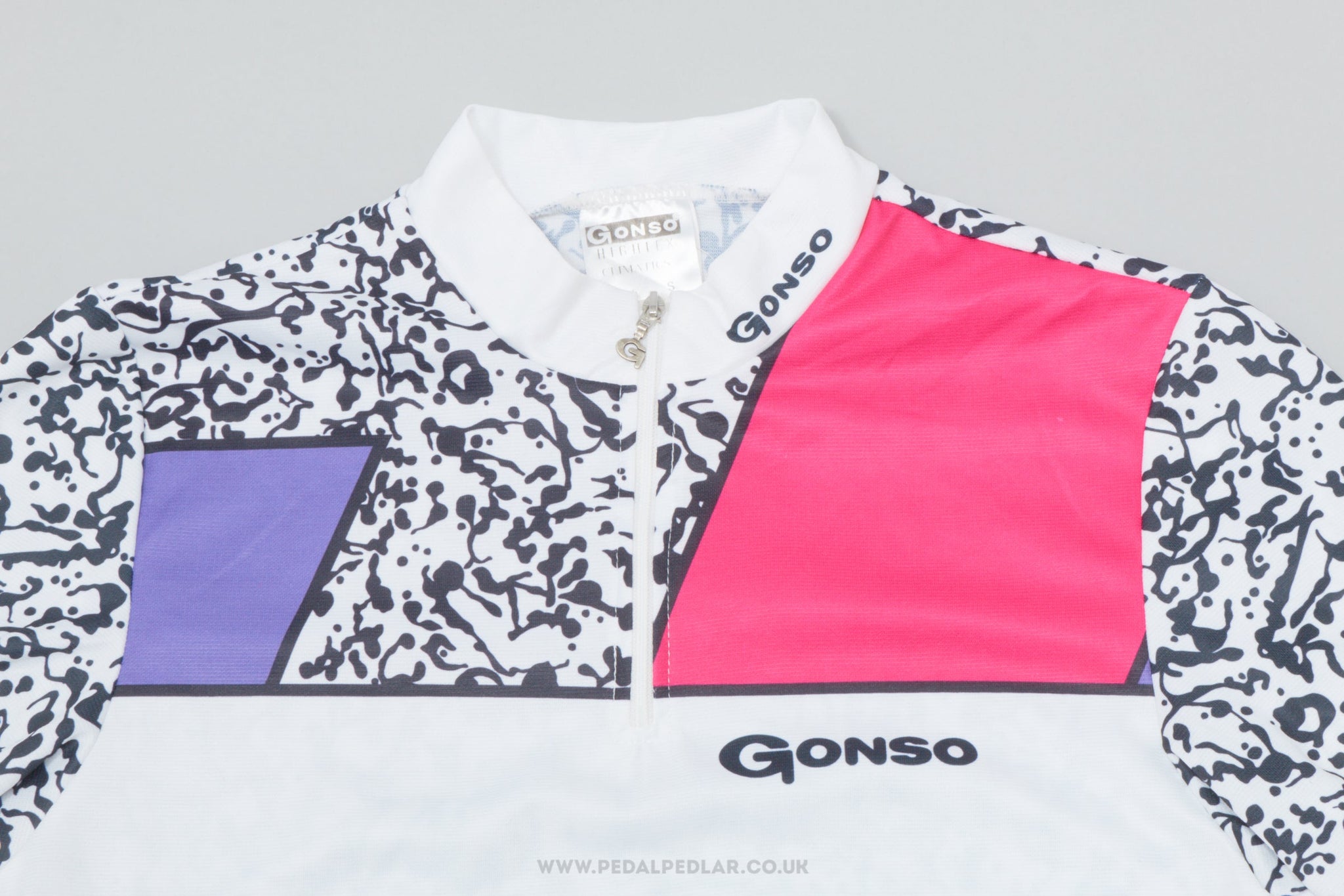 Gonzo Multi Coloured / Patterned Small Vintage Cycling Jersey - Pedal Pedlar - Clothing For Sale