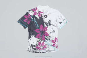 Nakamura Flowers & Butterflies Large Classic Cycling Jersey - Pedal Pedlar - Clothing For Sale