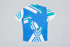 Francesco Moser 51.151 Geometric Large Vintage Cycling Jersey - Pedal Pedlar - Clothing For Sale